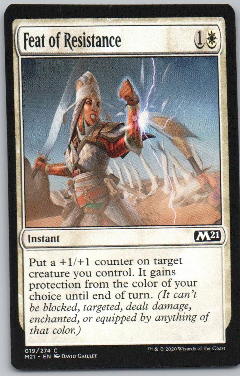 Feat of Resistance 19 0 Instant Card - Core Set 2021