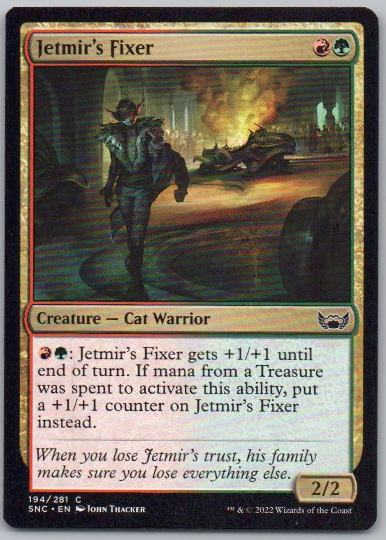 Jetmir's Fixer 194 Normal Creature Card - Streets of New Capenna