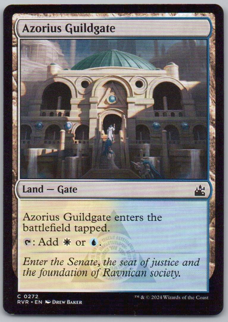 Azorius Guildgate 272 Normal Land Card - Ravnica Remastered