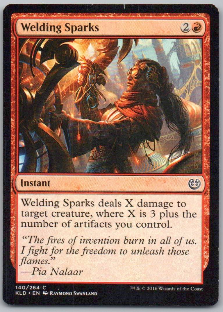 Welding Sparks 140 Normal Instant Card - Kaladesh