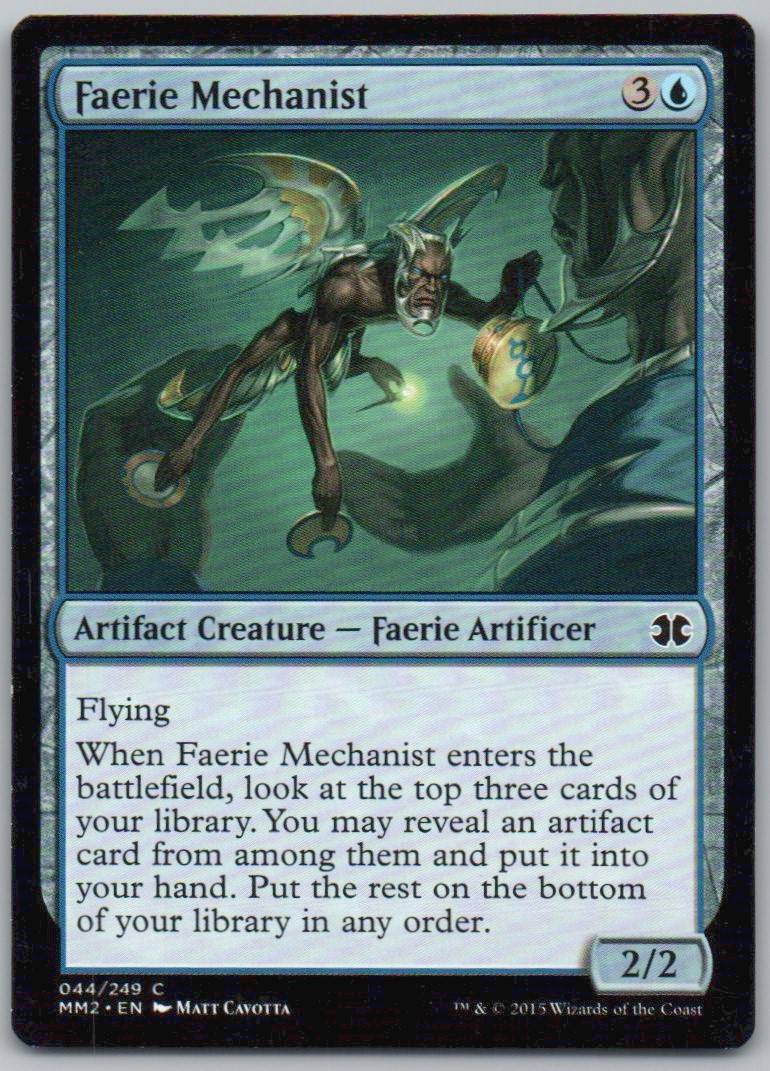 Faerie Mechanist 44 Normal Artifact Card - Modern Masters 2015