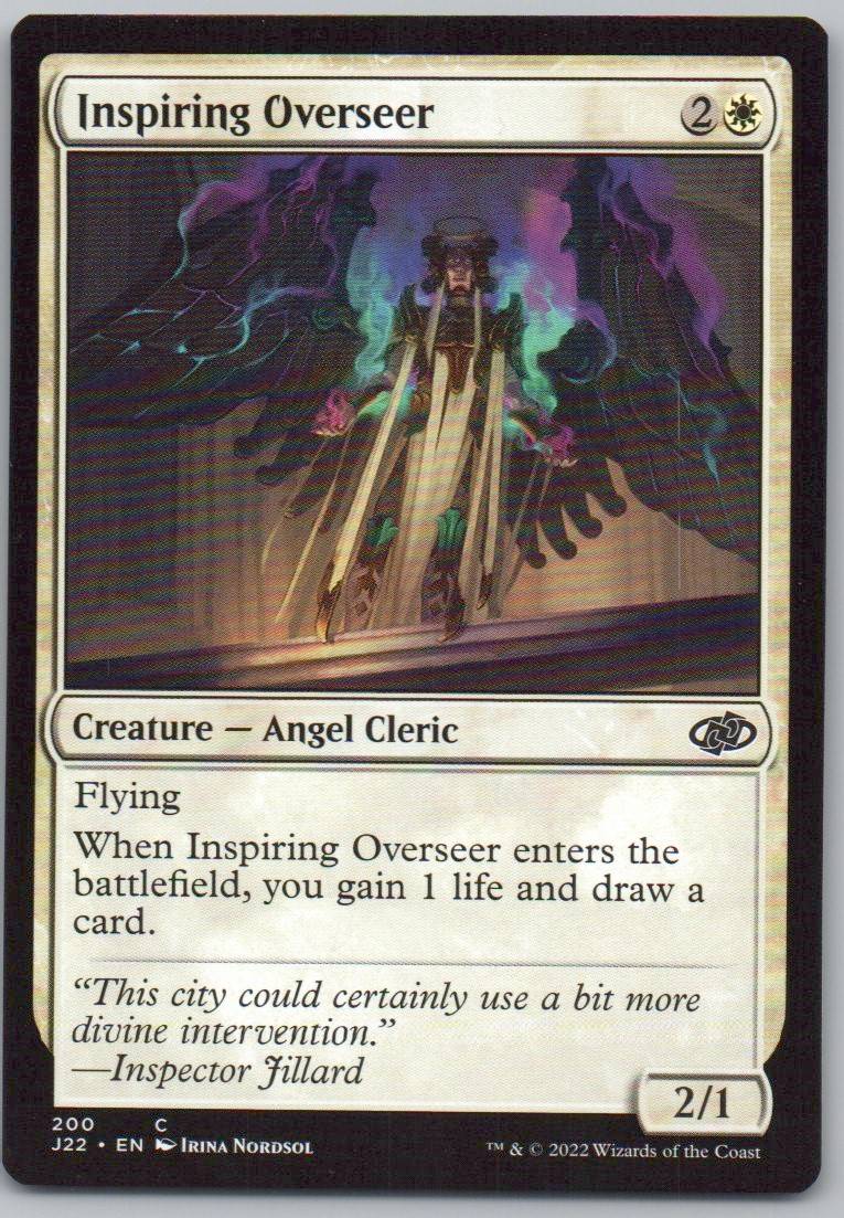 Inspiring Overseer 200 0 Creature Card - Jumpstart 2022