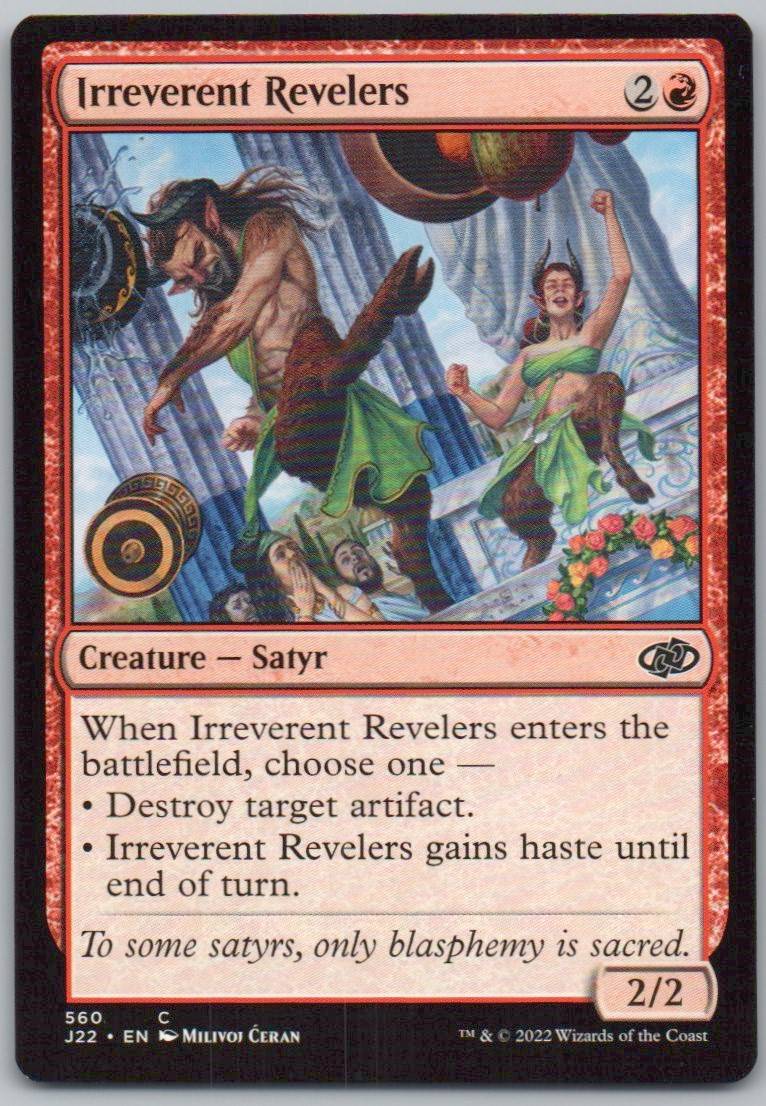 Irreverent Revelers 560 0 Creature Card - Jumpstart 2022