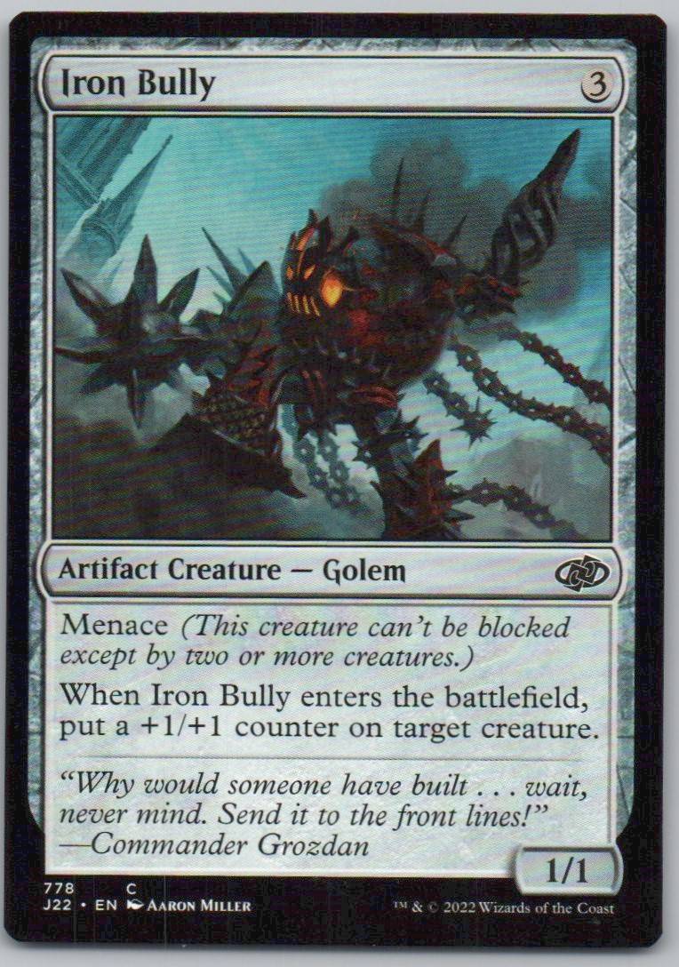Iron Bully 778 0 Artifact Card - Jumpstart 2022