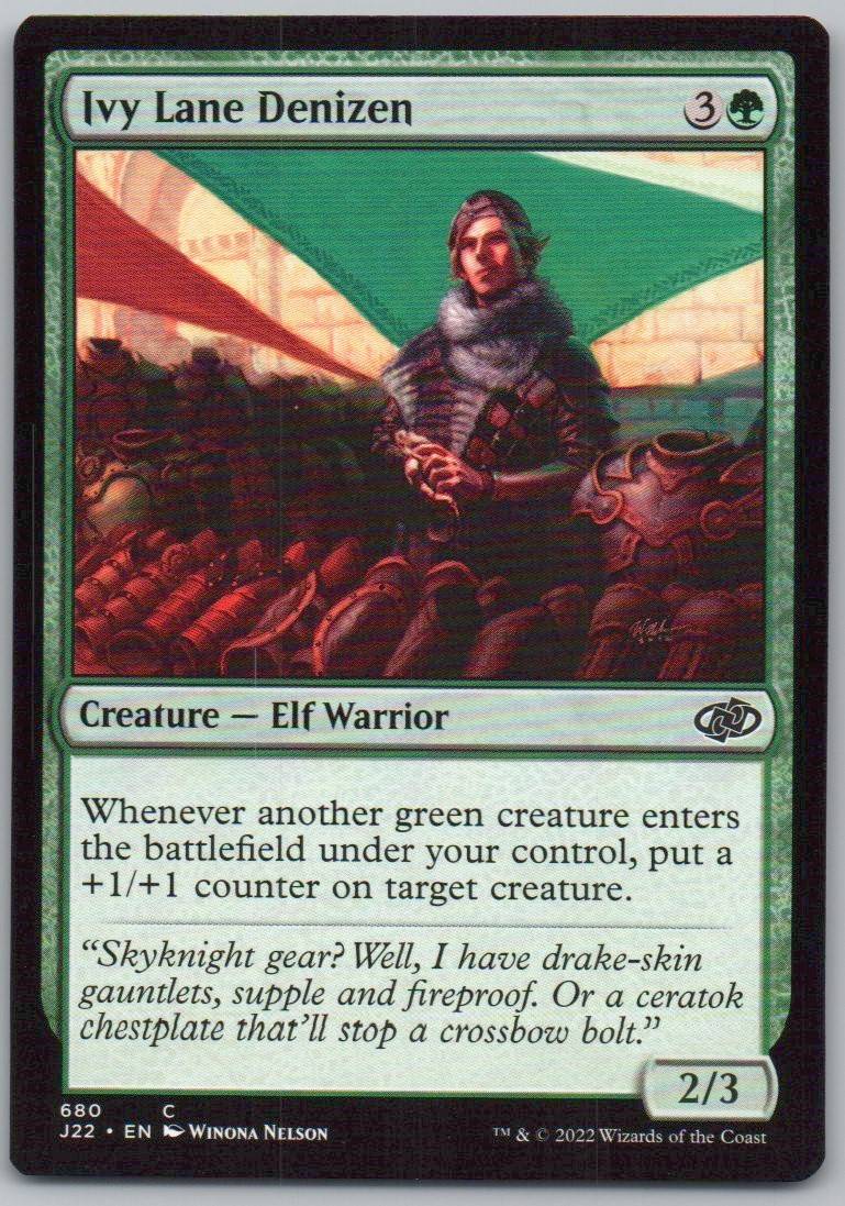 Ivy Lane Denizen 12 0 Creature Card - Duel Decks: Elves vs. Inventors