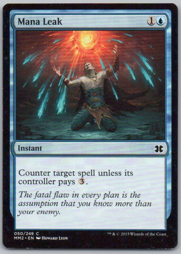 Mana Leak 50 Normal Instant Card - Modern Masters 2015