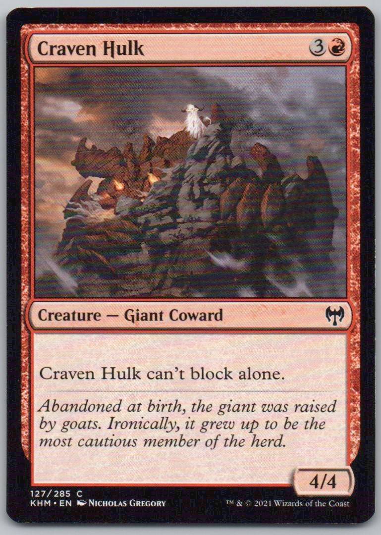 Craven Hulk 127 Normal Creature Card - Kaldheim