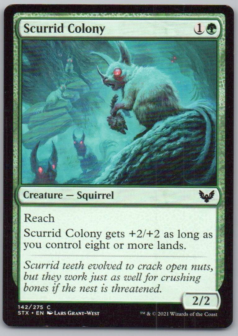 Scurrid Colony 142 Normal Creature Card - Strixhaven: School of Mages