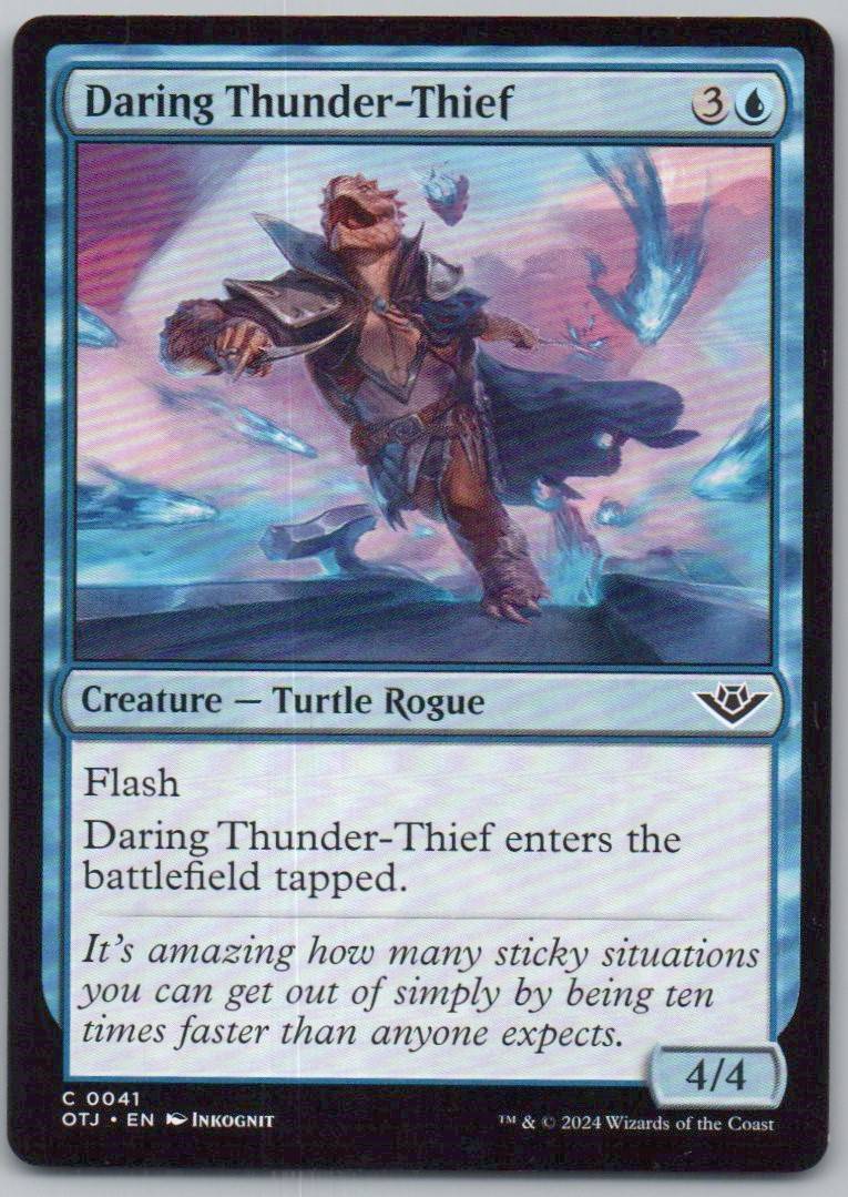 Daring Thunder-Thief 41 Normal Creature Card - Outlaws of Thunder Junction