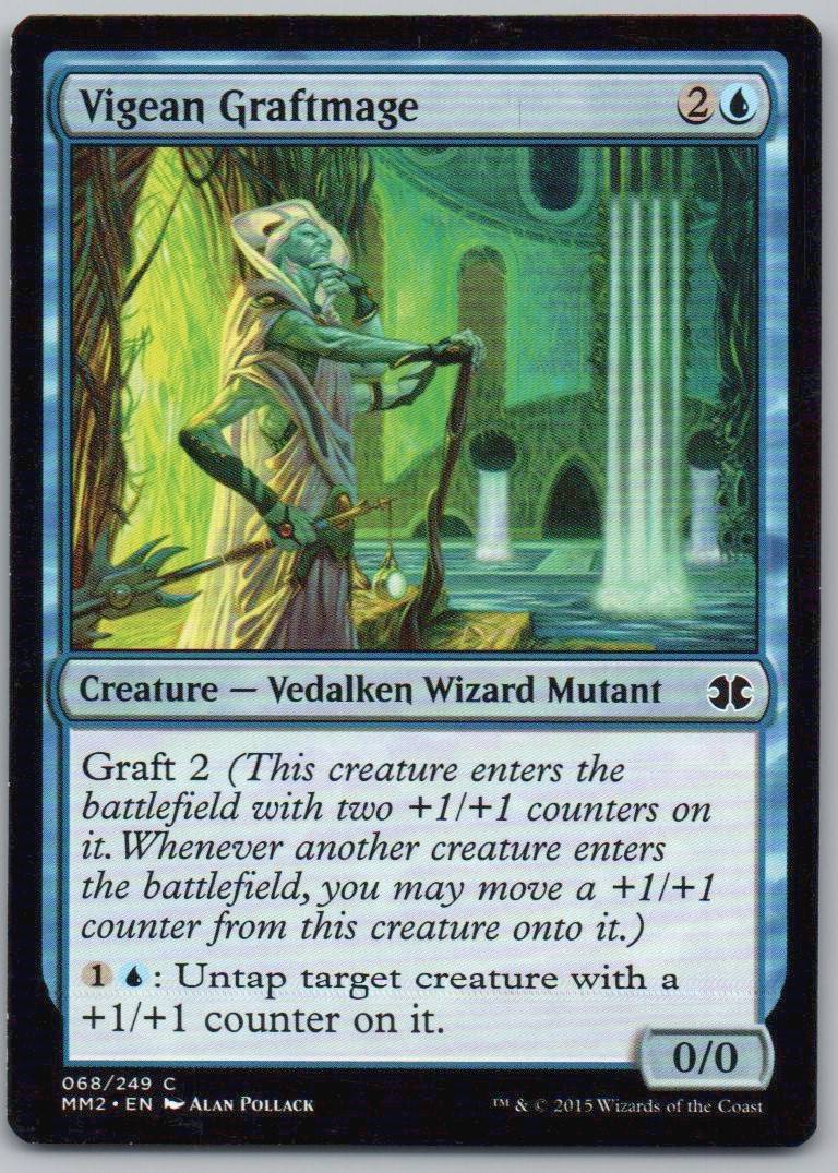 Vigean Graftmage 68 Normal Creature Card - Modern Masters 2015
