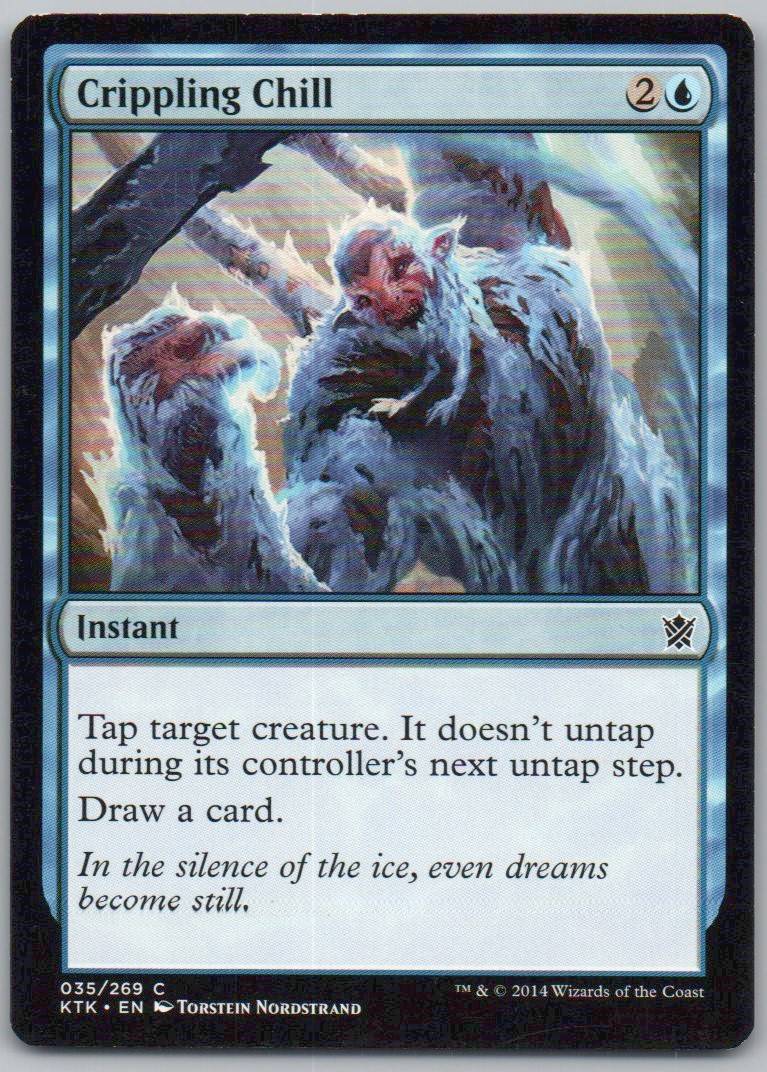 Crippling Chill 35 Normal Instant Card - Khans of Tarkir