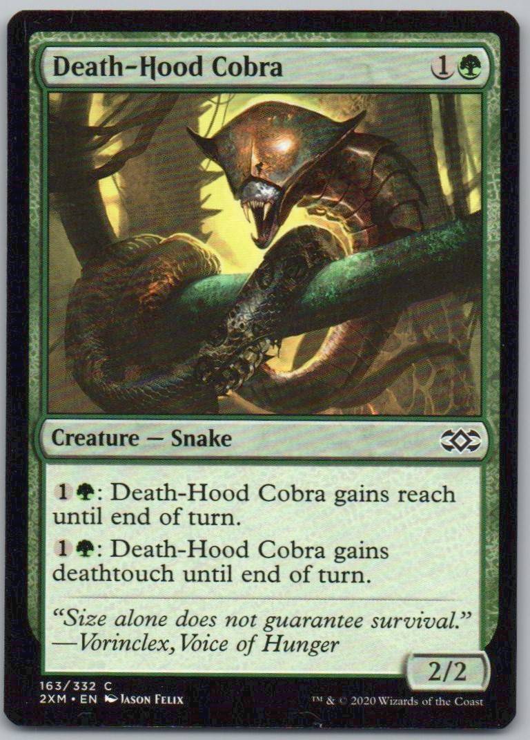 Death-Hood Cobra 163 Normal Creature Card - Double Masters