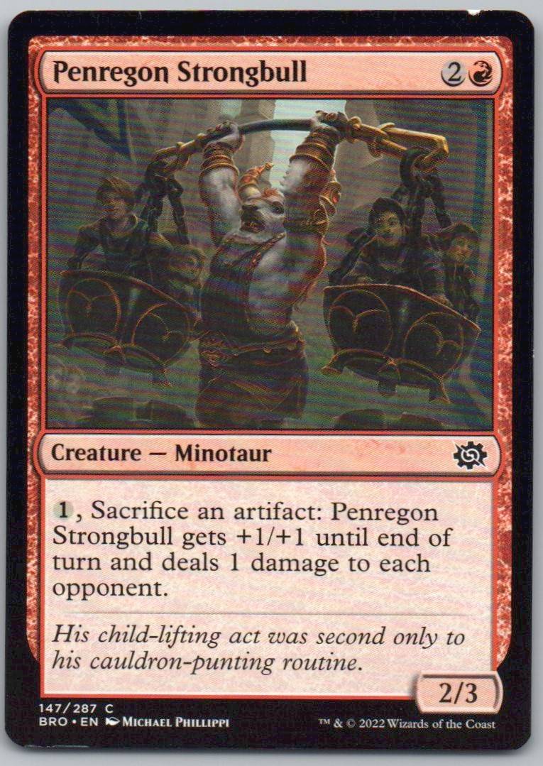 Penregon Strongbull 147 Normal Creature Card - The Brothers' War