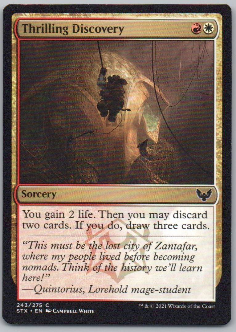 Thrilling Discovery 243 Normal Sorcery Card - Strixhaven: School of Mages