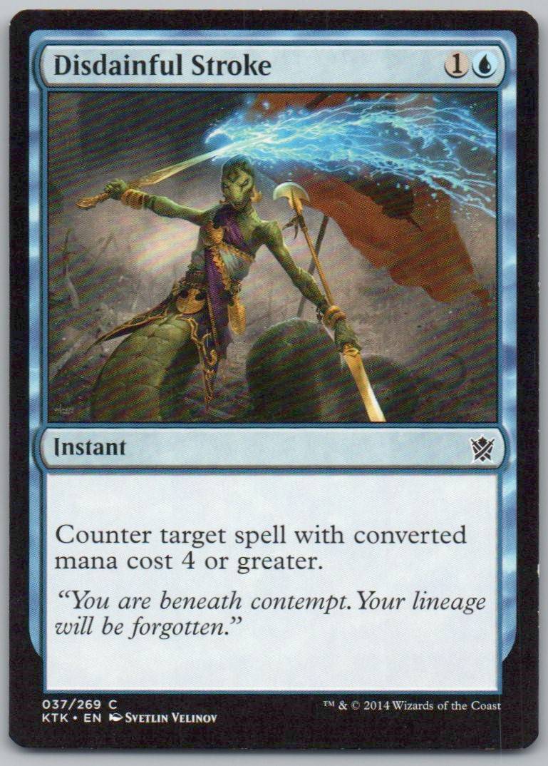 Disdainful Stroke 37 Normal Instant Card - Khans of Tarkir