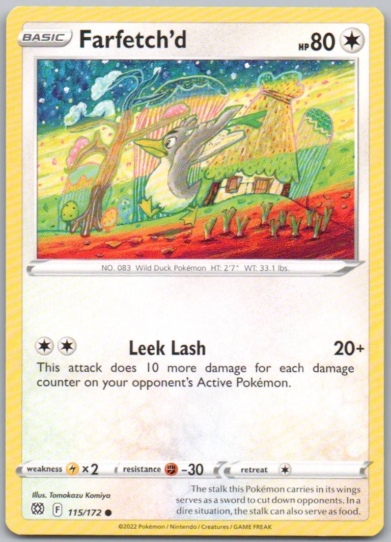 Farfetch'd 115 Normal Colorless Card - Brilliant Stars