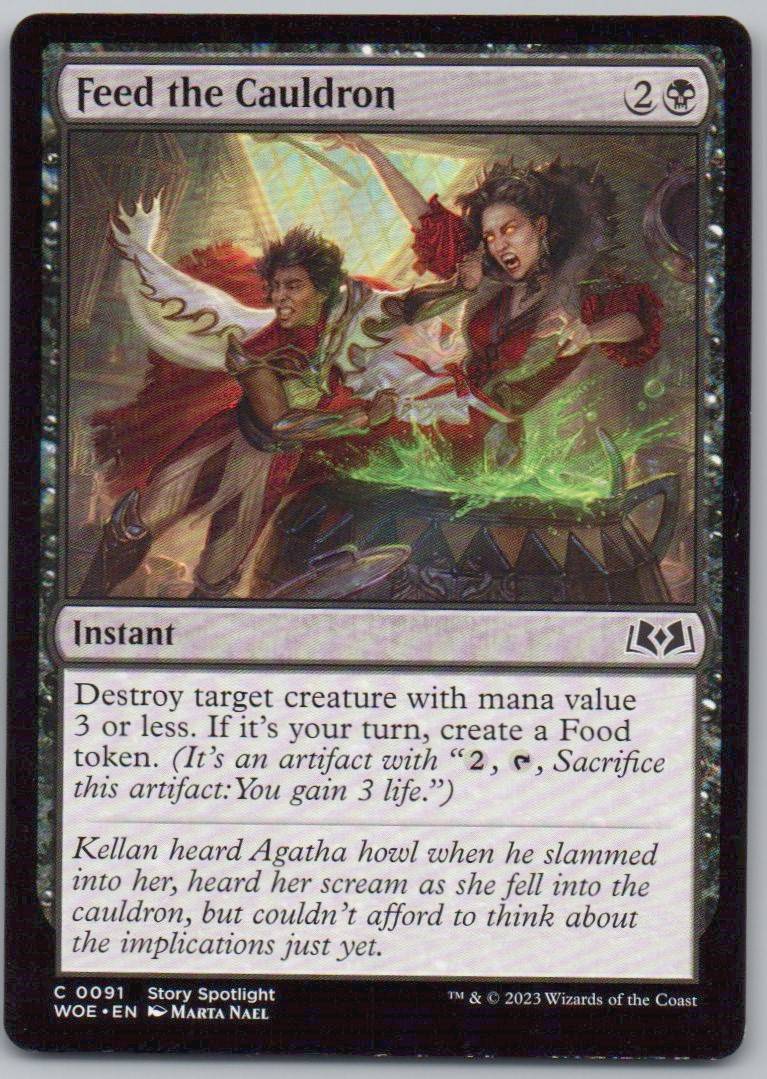 Feed the Cauldron 91 Normal Instant Card - Wilds of Eldraine