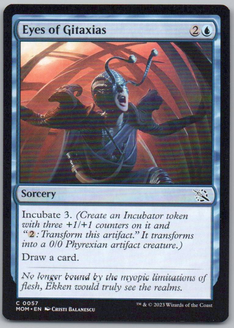 Eyes of Gitaxias 57 Normal Sorcery Card - March of the Machine