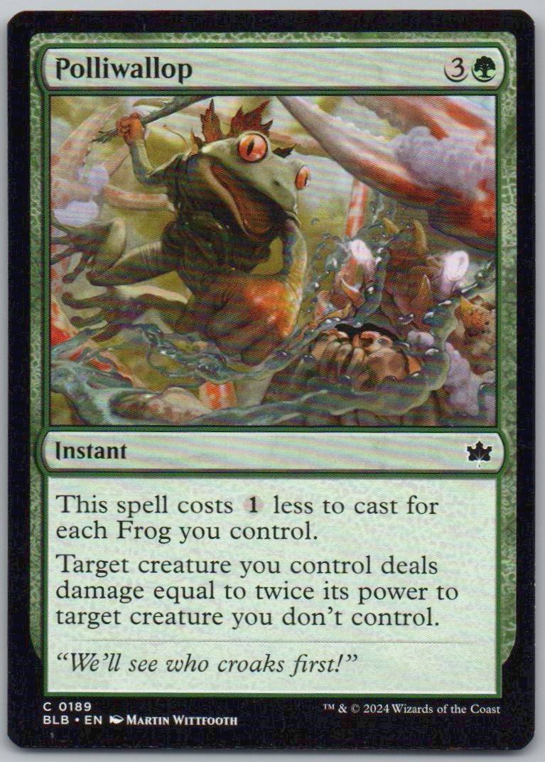 Polliwallop 189 Normal Instant Card - Bloomburrow