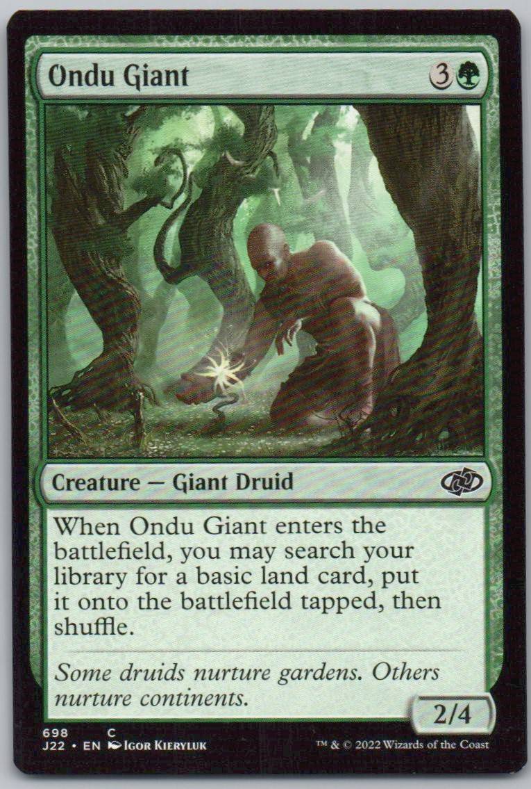 Ondu Giant 698 0 Creature Card - Jumpstart 2022