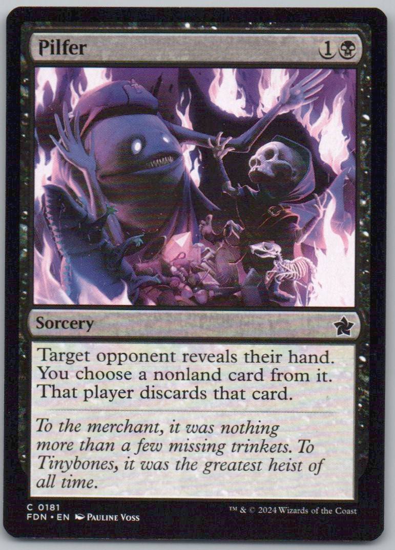 Pilfer 181 Normal Sorcery Card - Foundations