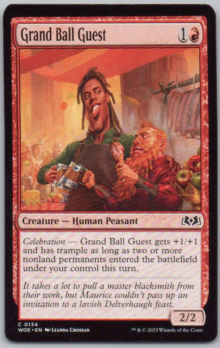 Grand Ball Guest 134 Normal Creature Card - Wilds of Eldraine