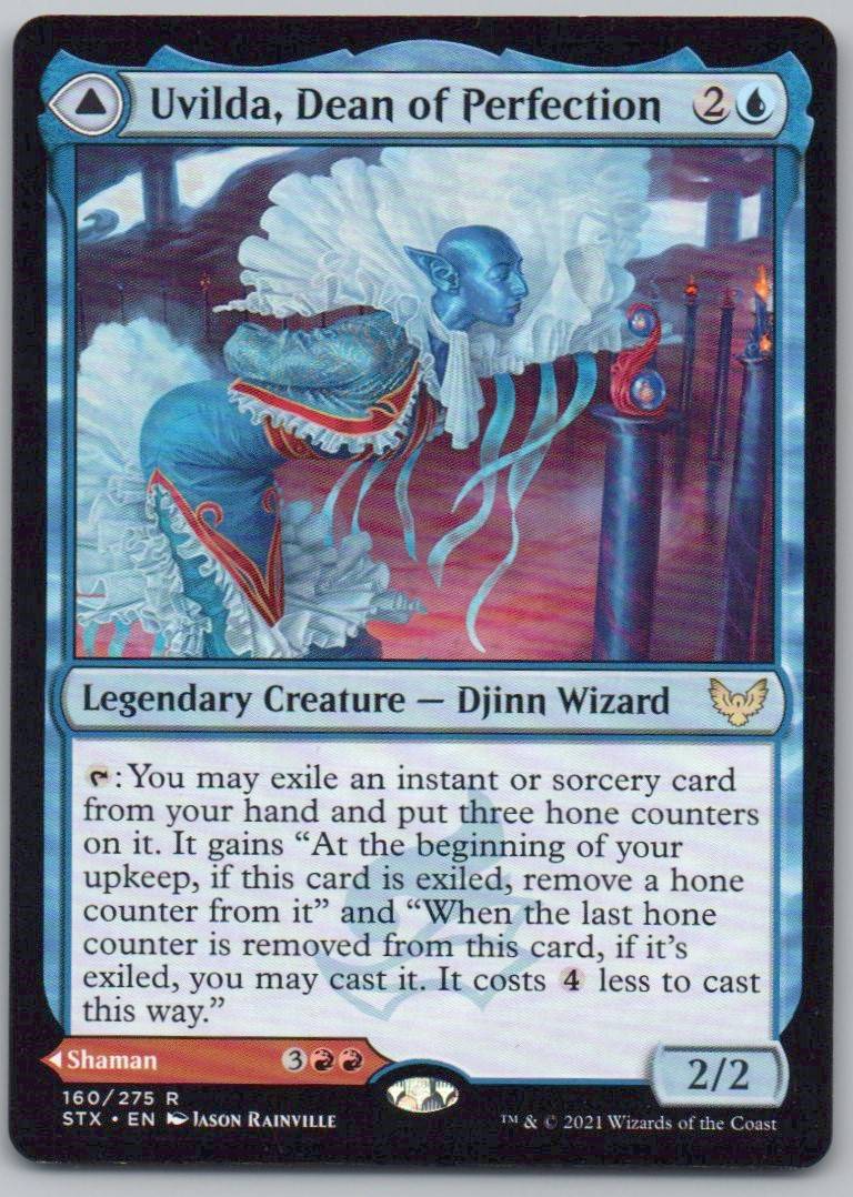 Uvilda, Dean of Perfection 160 Normal Legendary Card - Strixhaven: School of Mages