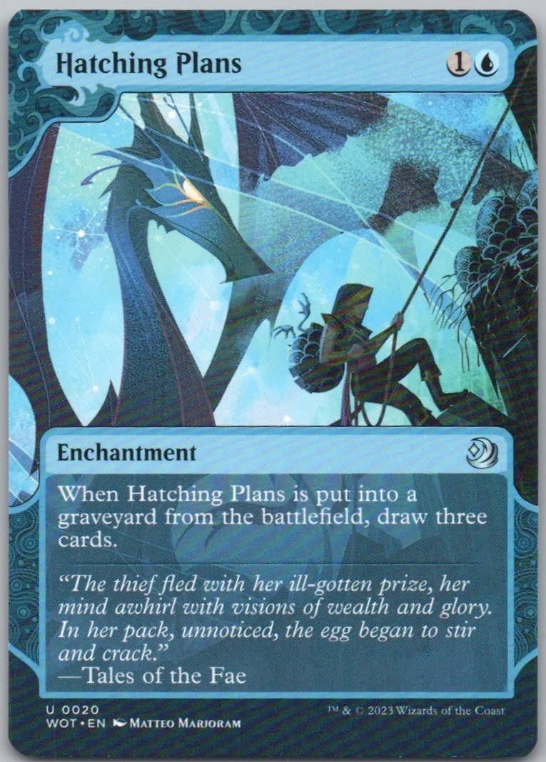 Hatching Plans 20 Normal Enchantment Card - Wilds of Eldraine: Enchanting Tales