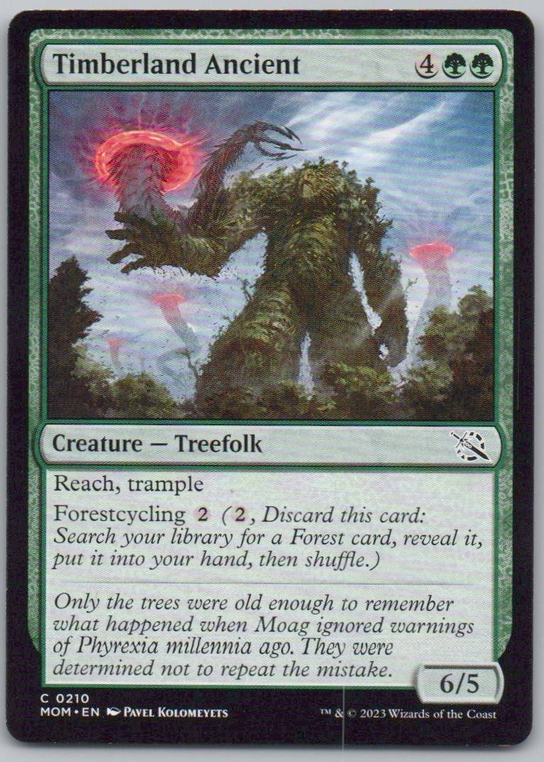 Timberland Ancient 210 Normal Creature Card - March of the Machine