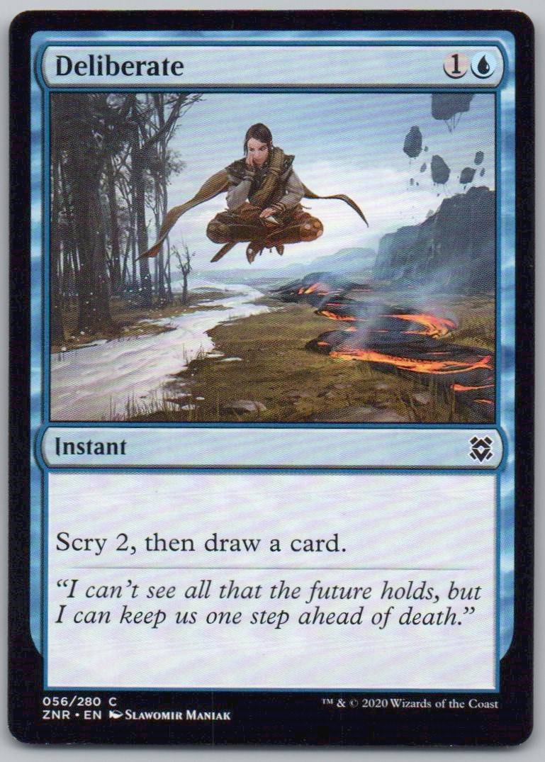 Deliberate 56 Normal Instant Card - Zendikar Rising