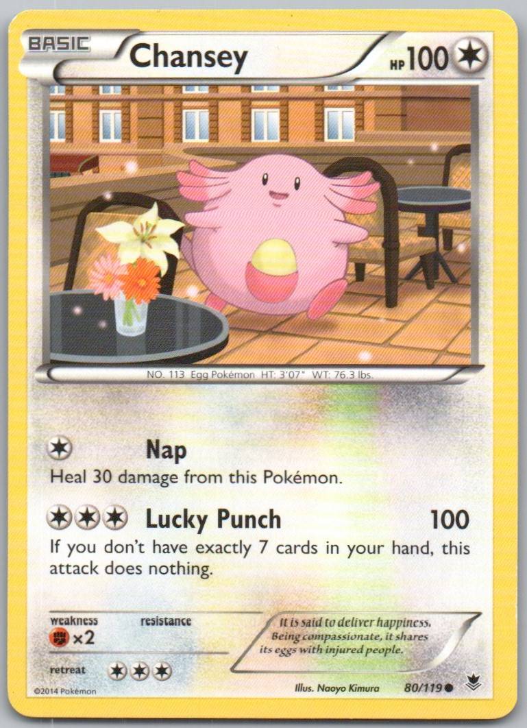Chansey 080 Normal Colorless Card - Phantom Forces