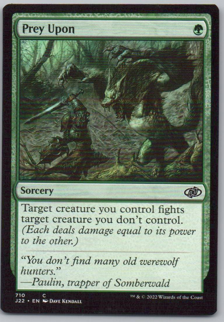 Prey Upon 710 0 Sorcery Card - Jumpstart 2022