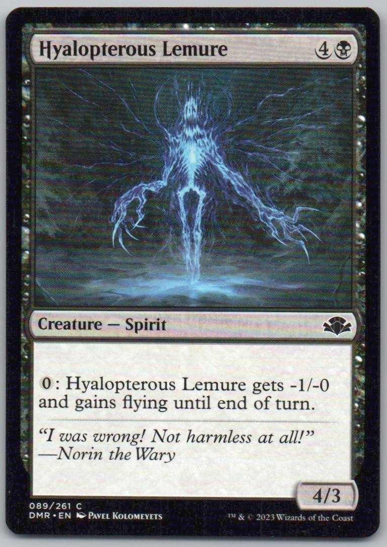 Hyalopterous Lemure 89 Normal Creature Card - Dominaria Remastered