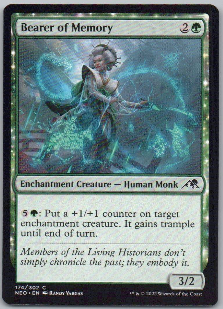 Bearer of Memory 174 Normal Enchantment Card - Kamigawa: Neon Dynasty