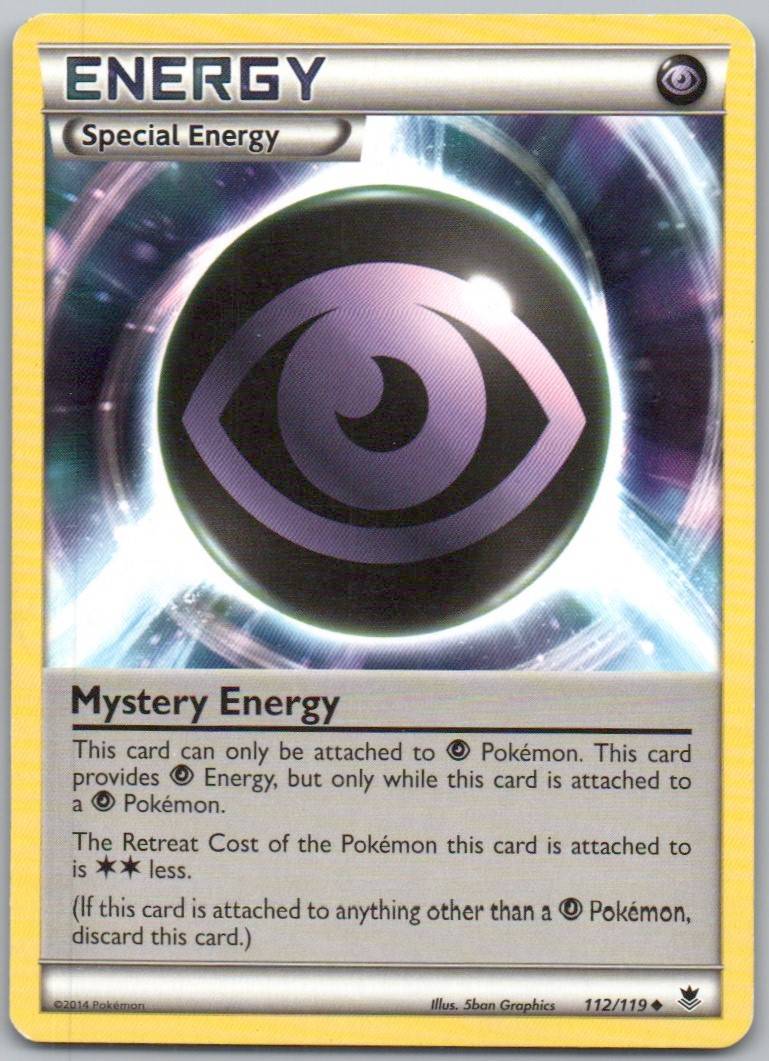 Mystery Energy 112 Normal Trainer Card - Phantom Forces