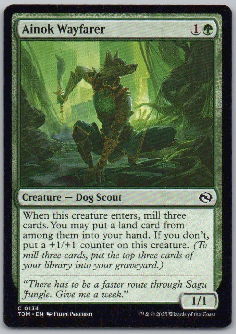 Ainok Wayfarer 134 Normal Creature Card - Tarkir: Dragonstorm