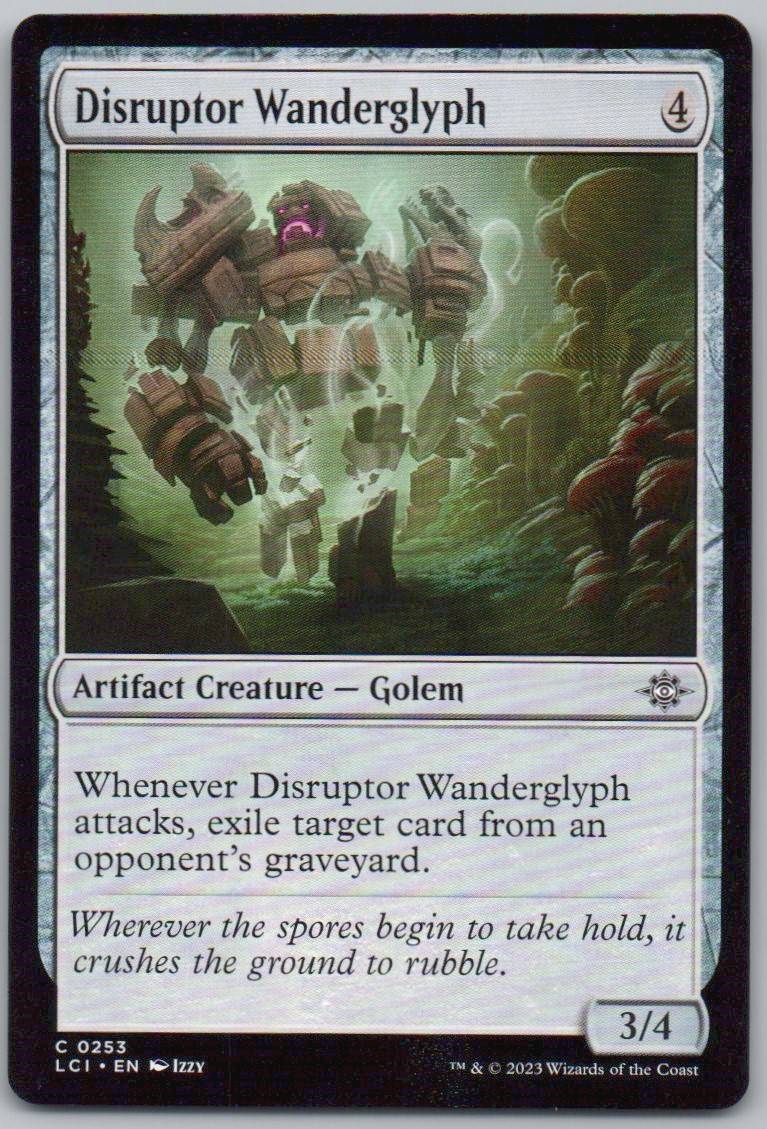 Disruptor Wanderglyph 253 0 Artifact Card - The Lost Caverns of Ixalan