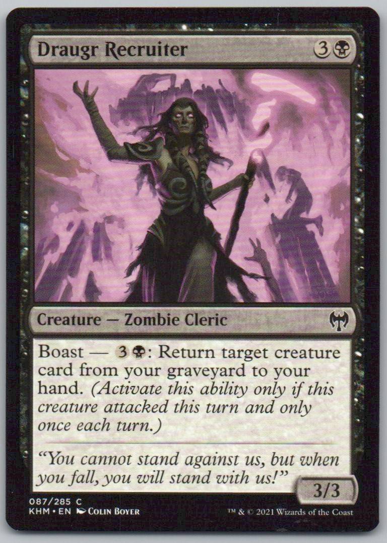 Draugr Recruiter 87 Normal Creature Card - Kaldheim