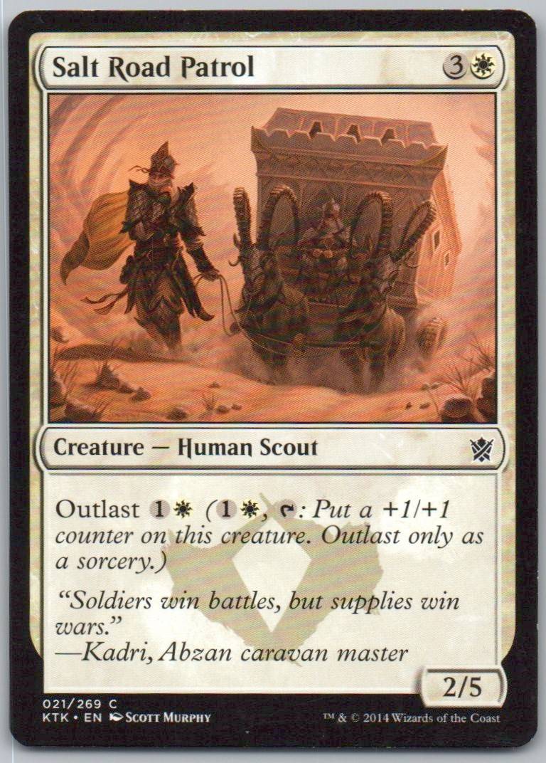 Salt Road Patrol 21 Normal Creature Card - Khans of Tarkir