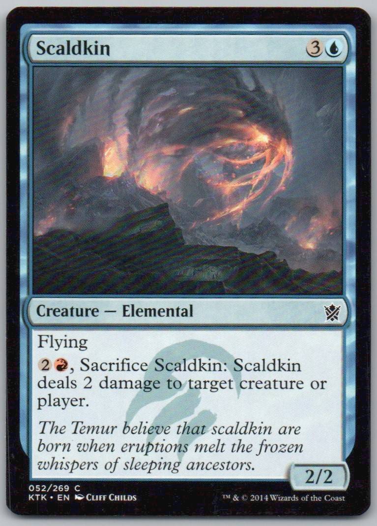 Scaldkin 52 Normal Creature Card - Khans of Tarkir