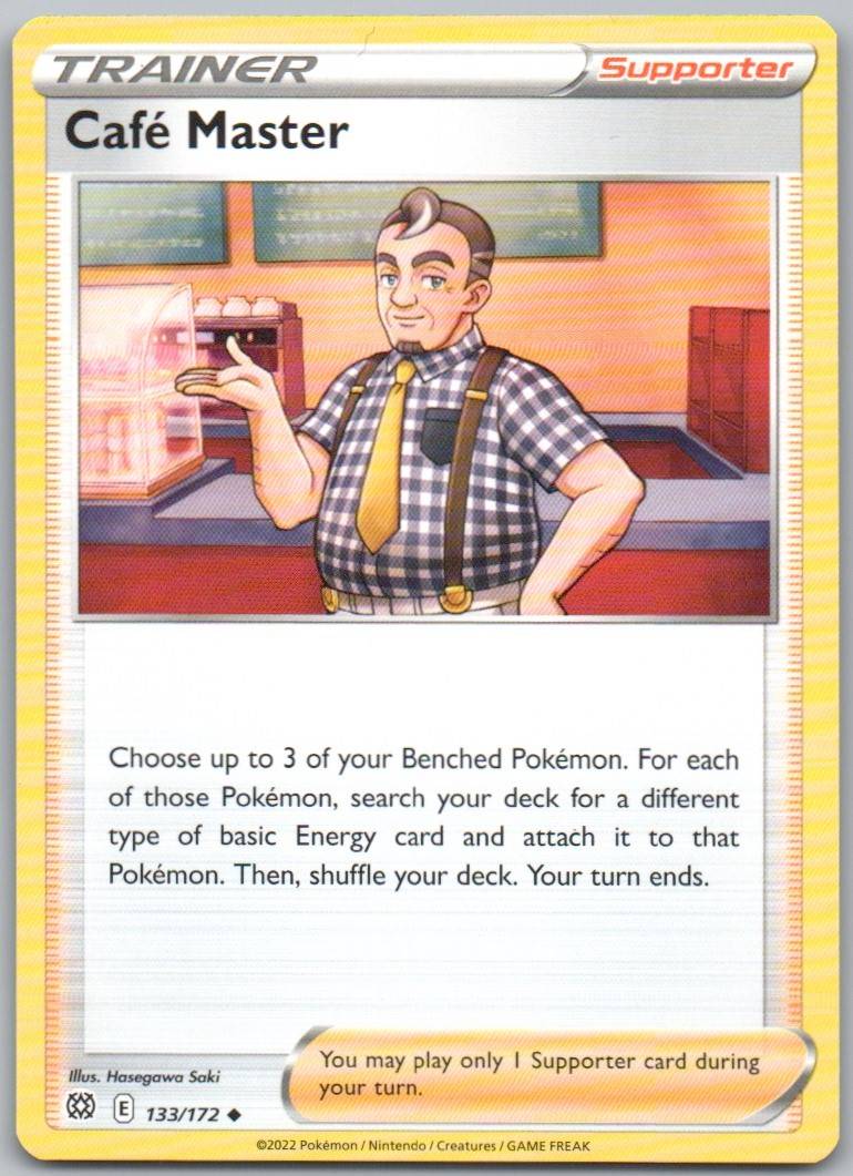 Cafe Master 133 Normal Trainer Card - Brilliant Stars