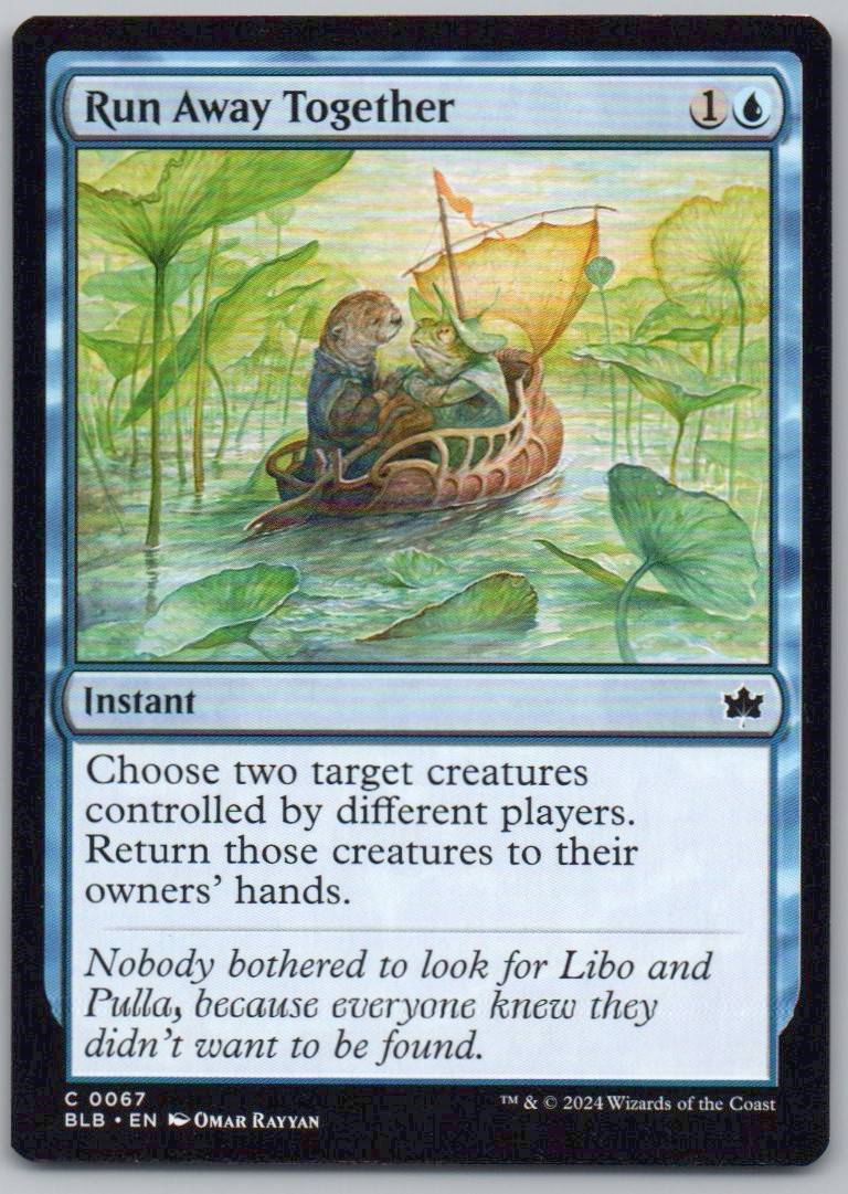 Run Away Together 67 Normal Instant Card - Bloomburrow
