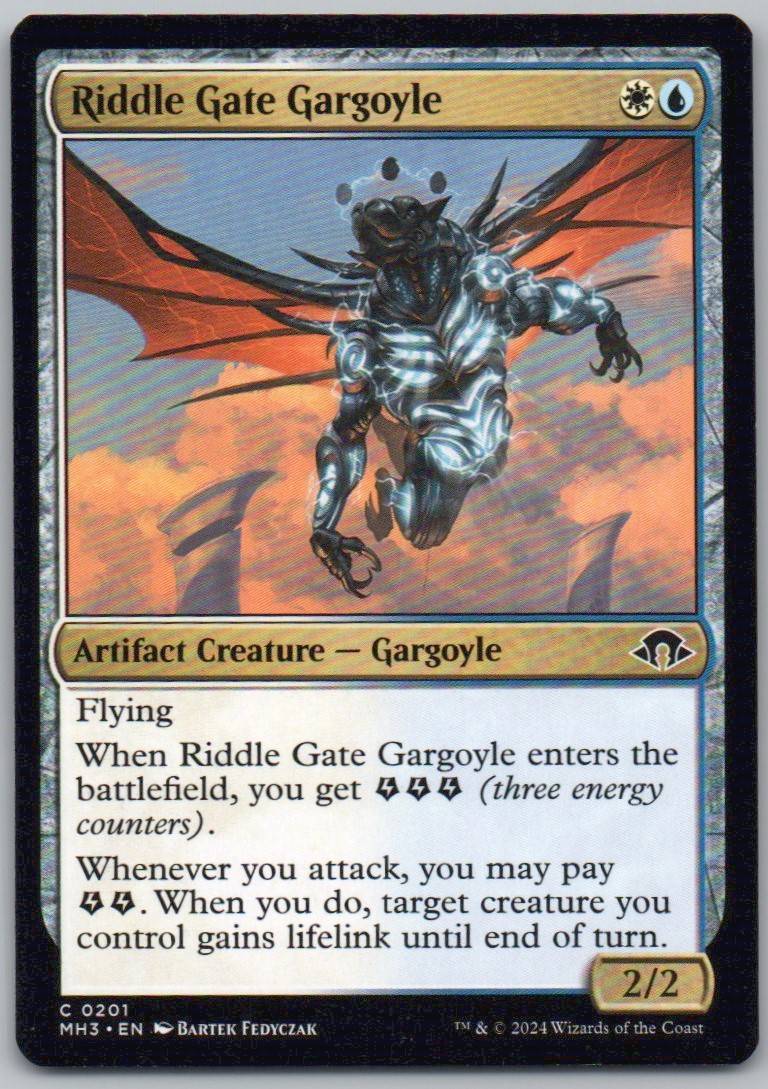 Riddle Gate Gargoyle 201 0 Artifact Card - Modern Horizons 3