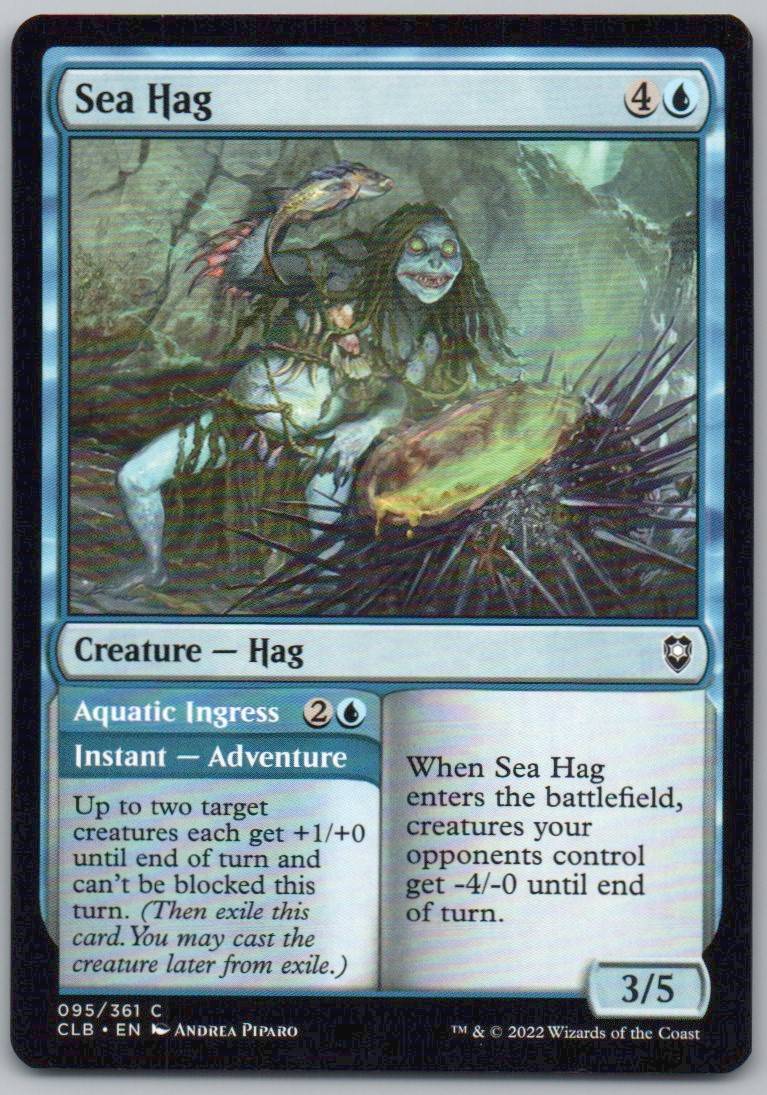 Sea Hag 95 Normal Creature Card - Commander Legends: Battle for Baldur's Gate