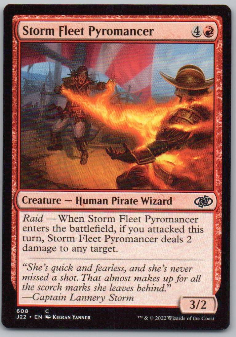 Storm Fleet Pyromancer 608 0 Creature Card - Jumpstart 2022