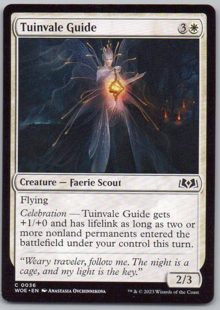 Tuinvale Guide 36 Normal Creature Card - Wilds of Eldraine