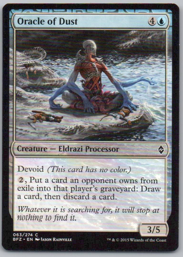 Oracle of Dust 63 Normal Creature Card - Battle for Zendikar