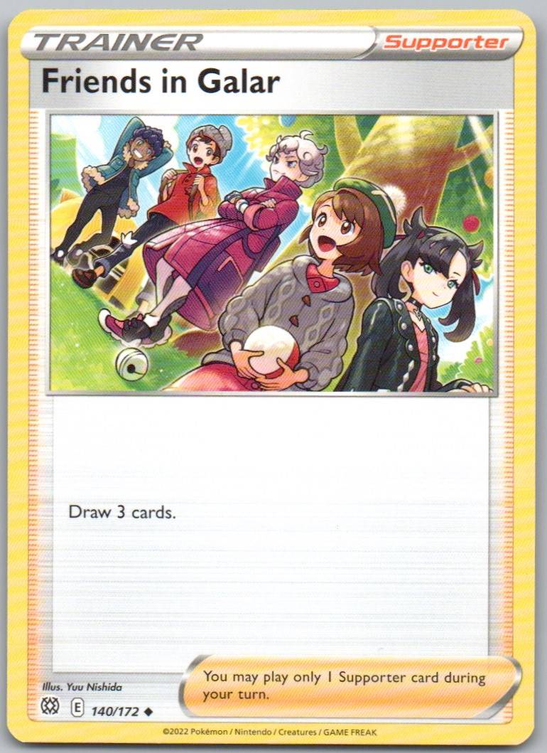 Friends in Galar 140 Normal Trainer Card - Brilliant Stars