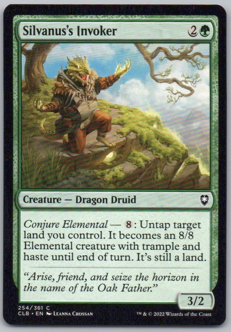 Silvanus's Invoker 254 Normal Creature Card - Commander Legends: Battle for Baldur's Gate
