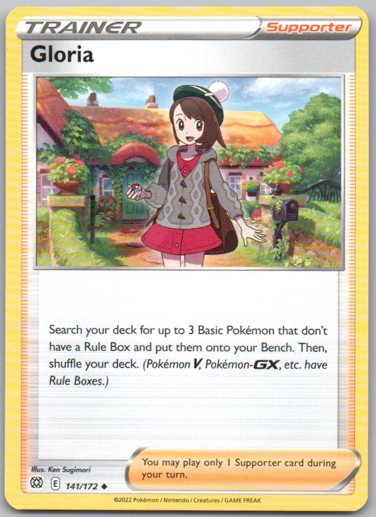 Gloria 141 Normal Trainer Card - Brilliant Stars